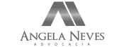 Logotipo Dra. Ângela Neves em tons de cinza